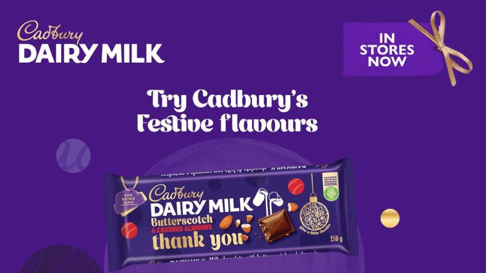 Cadbury Dairy Milk Festive Flavours