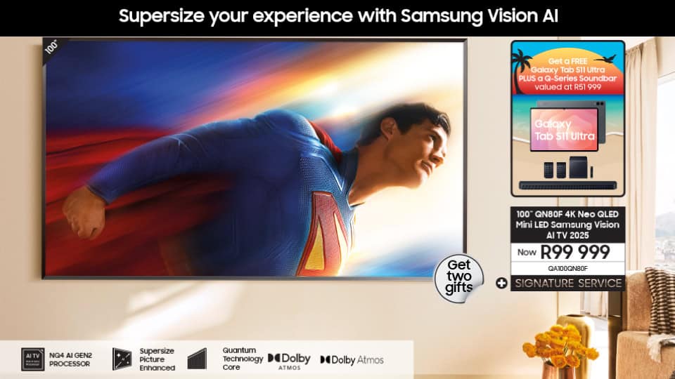 supersize your experience with samsung vision AI