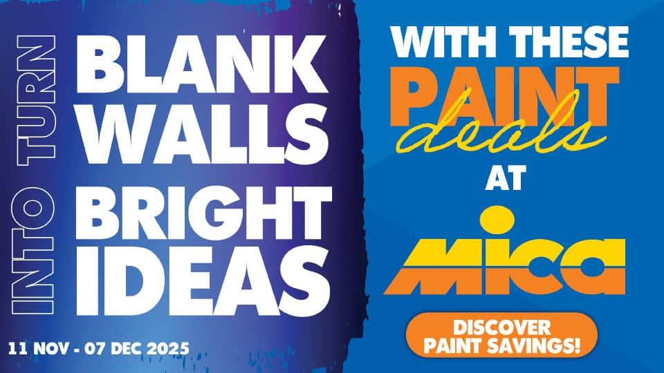 mica blank walls bright ideas